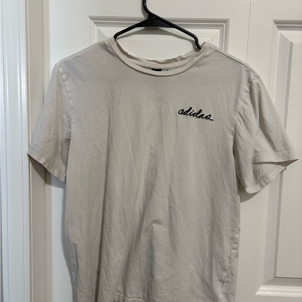 Adidas Womens Cream T-Shirt